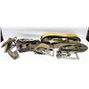 Image 1 : 3 RATCHET STRAPS 1- 4" 2 - 2" PLUS RATCHET PARTS