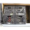 Image 1 : 4 MILK CRATES