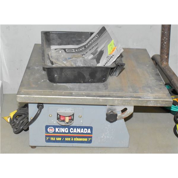 7” KING CANADA TILE SAW