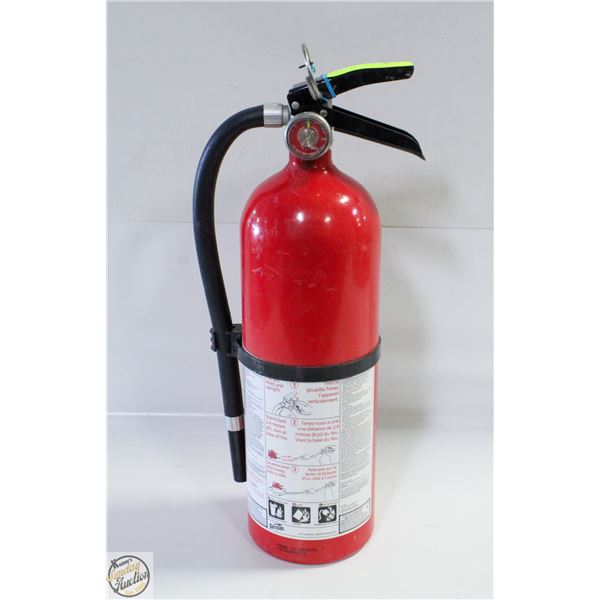 FULLY CHARGED 7LB FIRE EXTINGUISHER