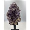 Image 2 : 11 X 4.3 INCH AMETHYST WITH CALCITE UNIQUE FORMATION ON BOTH  SIDE