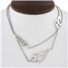 Image 1 : Tiffany & Co. Angela Cummings Silver Seashell 29.5" Snake Link Chain Necklace