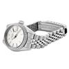 Image 4 : Rolex Ladies Quickset Stainless Steel Silver Index Engine Turn Bezel Date Watch