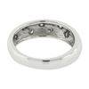 Image 3 : 14K Gold 0.18 ctw Round Brilliant Burnish Set Diamond 5.9mm Polished Stack Band