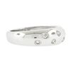 Image 4 : 14K Gold 0.18 ctw Round Brilliant Burnish Set Diamond 5.9mm Polished Stack Band