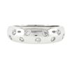 Image 5 : 14K Gold 0.18 ctw Round Brilliant Burnish Set Diamond 5.9mm Polished Stack Band