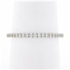 Image 1 : 14k White Gold 0.33 ctw Pave Diamond Thin Petite Stack Wedding Eternity Band Rin