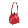 Image 3 : Louis Vuitton Red Epi Leather Petit Noe Bucket Bag