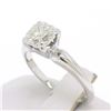 Image 2 : Vintage 14k White Gold 0.18 ctw Round Diamond Illusion Set Solitaire Ring
