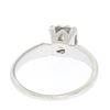 Image 4 : Vintage 14k White Gold 0.18 ctw Round Diamond Illusion Set Solitaire Ring
