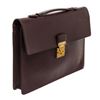 Image 2 : Louis Vuitton Burgundy Taiga Leather Serviette Clado Briefcase
