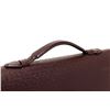 Image 7 : Louis Vuitton Burgundy Taiga Leather Serviette Clado Briefcase