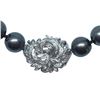Image 2 : Pearl and Diamond Necklace - 14KT White Gold