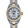 Image 2 : Rolex Ladies 2T Yellow Gold & Stainless Steel White Roman 26MM
