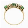 Image 7 : Antique Victorian 14k Gold.70 ctw Round Prong Tsavorite Diamond 5 Stone Band Rin