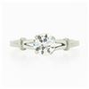 Image 6 : Tiffany & Co. Palladium 0.67 ctw GIA Diamond Solitaire Open Sides Engagement Rin