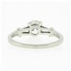 Image 9 : Tiffany & Co. Palladium 0.67 ctw GIA Diamond Solitaire Open Sides Engagement Rin