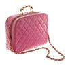 Image 3 : Chanel Pink Quilted Patent Leather 2-Way Bag