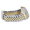 Image 8 : Rolex Mens Two Tone Champagne Index Dial Diamond And Sapphire Datejust With Role