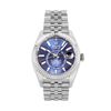 Image 2 : Rolex Mens Stainless Steel Blue Dial Sky Dweller Jubilee Band With Box And Card