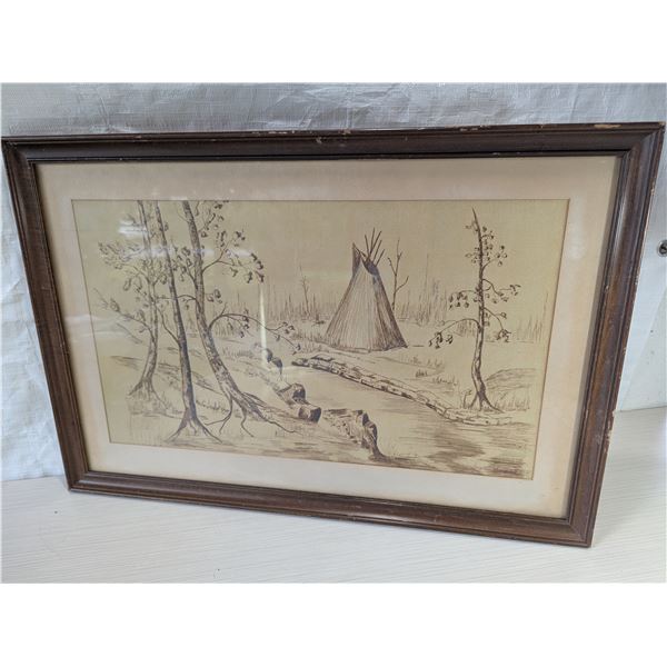 First Nation Scene by Ian Grady