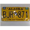 Image 1 : 1984 ALASKA "The Last Frontier" LICENSE PLATE