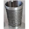 Image 3 : VINTAGE PEWTER SCHNAPPS GLASSESSHOT