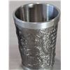 Image 8 : VINTAGE PEWTER SCHNAPPS GLASSESSHOT