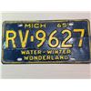 Image 1 : 1965 MICHIGAN LICENSE PLATE