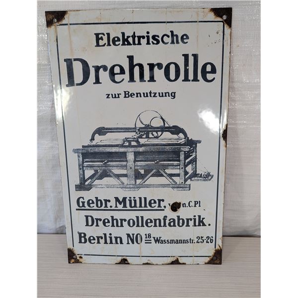 MÜLLER DOOR COMPANY SIGN  BERLIN