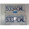 Image 1 : 20O8 BRITISH COLUMBIA LICENSE PLATE (Pair)