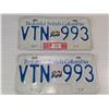 Image 1 : 1990 BRITISH COLUMBIA LICENSE PLATES