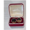 Image 1 : VINTAGE GENUINE COIN CUFFLINKS