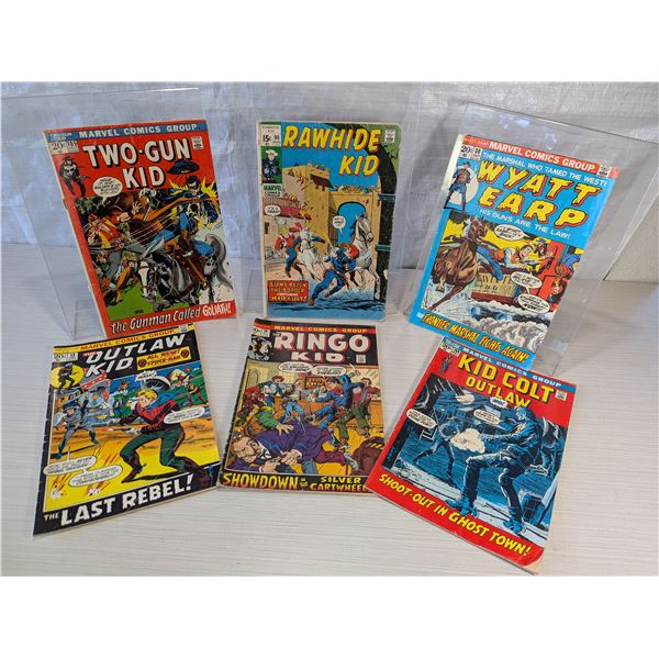 VINTAGE 1970'S WESTERN MARVEL COMIC BOOKS