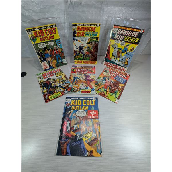 VINTAGE 1970'S WESTERN MARVEL COMIC BOOKS