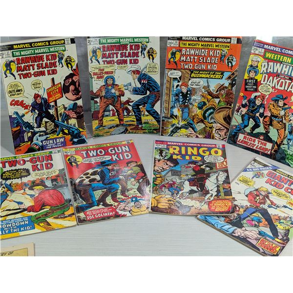 VINTAGE WESTERN MARVEL COMIC BOOKS