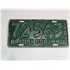 Image 1 : 1948 BRITISH COLUMBIA LICENSE PLATE