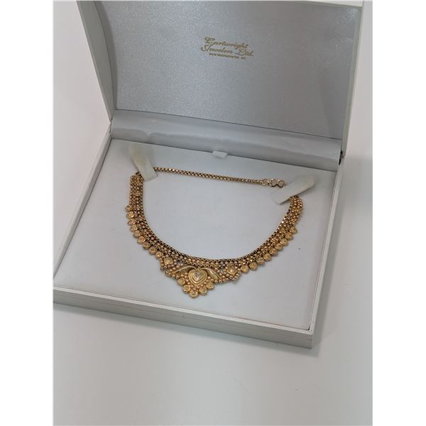 ANTIQUE TEMPLE Gold Plated Necklace