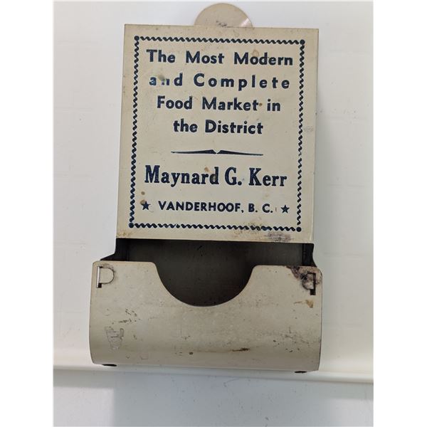 ANTIQUE MATCHBOX HOLDER