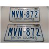 Image 1 : 1978 BC LICENSE PLATE (Pair)
