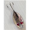 Image 4 : VINTAGE Hofschneider Red Eye Wiggler fishing lure, a vintage spoon lure