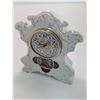 Image 2 : ANTIQUE VICTORIAN PORCELAIN CLOCK with Modern Movement