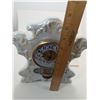 Image 5 : ANTIQUE VICTORIAN PORCELAIN CLOCK with Modern Movement