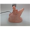 Image 1 : VINTAGE 1930'S PINK LADY & HARP BEDSIDE LAMP