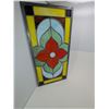 Image 1 : STAINED GLASS PANEL (10" X 20")