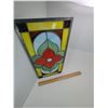 Image 2 : STAINED GLASS PANEL (10" X 20")