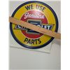 Image 2 : WE USE GENUINE CHEVY PARTS 12" SIGN