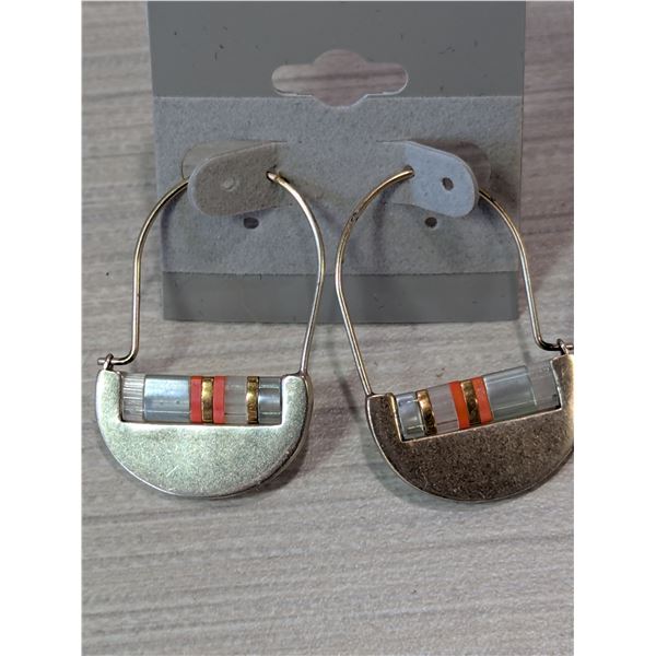 GOOD KARMA MIYUKI HOOPED EARRINGS