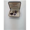 Image 1 : SCOTTISH LAS M MOTIF CUFFLINKS & TIE CLIP