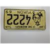 Image 2 : 1969 YUKON LICENSE PLATE
